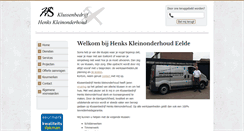 Desktop Screenshot of henkskleinonderhoud.nl